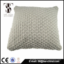 Y/D Cable Knit solid sofa decorative Cushion TSA4-150267